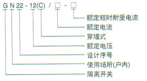 GN22-12（C）型隔離開關(guān)  